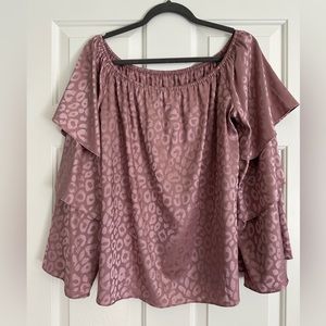 Silky off the shoulder top